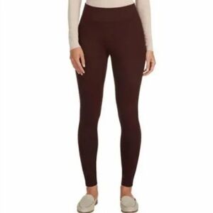 Matty M High Rise Pinte Leggings Dark Wine Size XS New With Tag